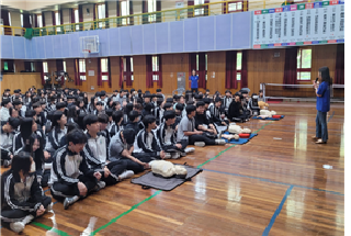 2025년 제2차 일반인 심화과정 심폐소생술 교육 수료 (김해 영운고등학교 1학년 학생) 이미지